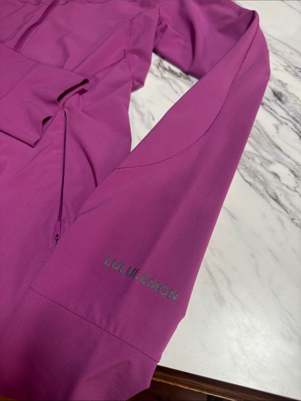 Lululemon Magenta Mist Over Windbreaker Running Jacket - Picture 2 of 11